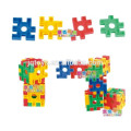 JQ1027 Preschool kids educational colorful plastic cube building blocks